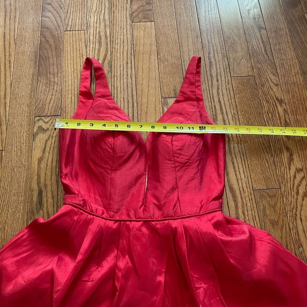 Sherri Hill Red Mini Cocktail Dress Women’s Sz 2 - Picture 5 of 12